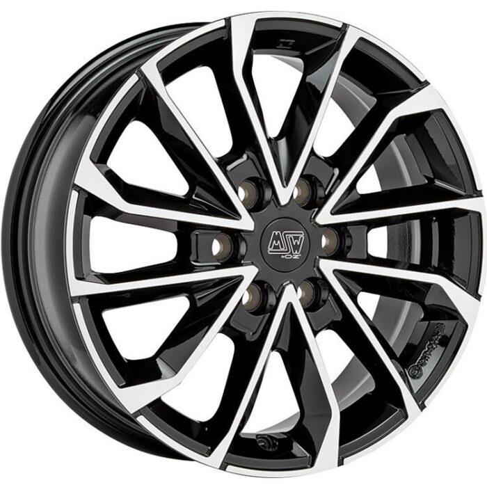 MSW 42 Van Gloss Black Full Polished 6,5x17 6x130 ET54