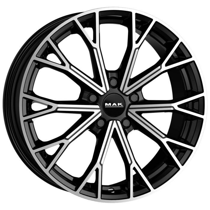 MAK Asphalt Black Mirror 7,5x18 5x100 ET49