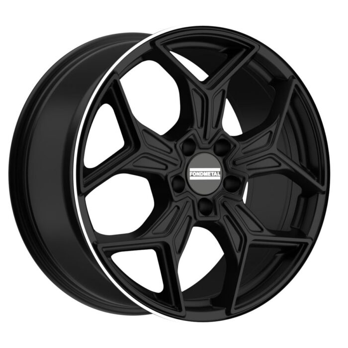 Fondmetal Taranis Matt Black Machined Lip 9,5x20 5x112 ET22