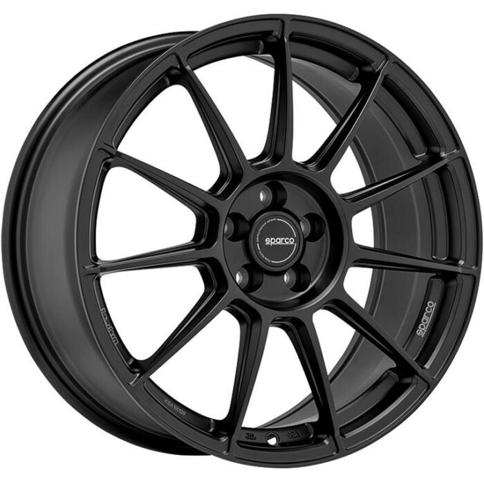Sparco FF4 Matt Black 8x18 5x100 ET45