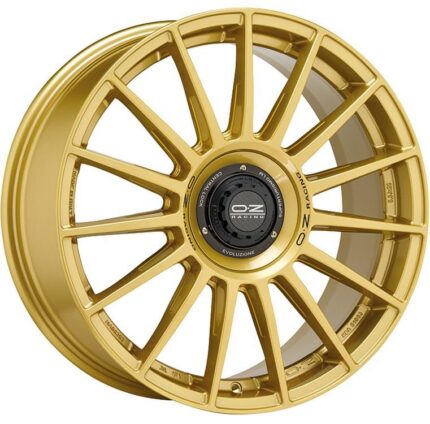 OZ Racing Superturismo Evoluzione Race Gold Black Lettering