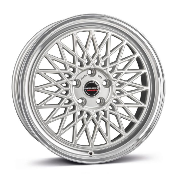 Borbet B silver rim polished 8x18 5x112 ET30