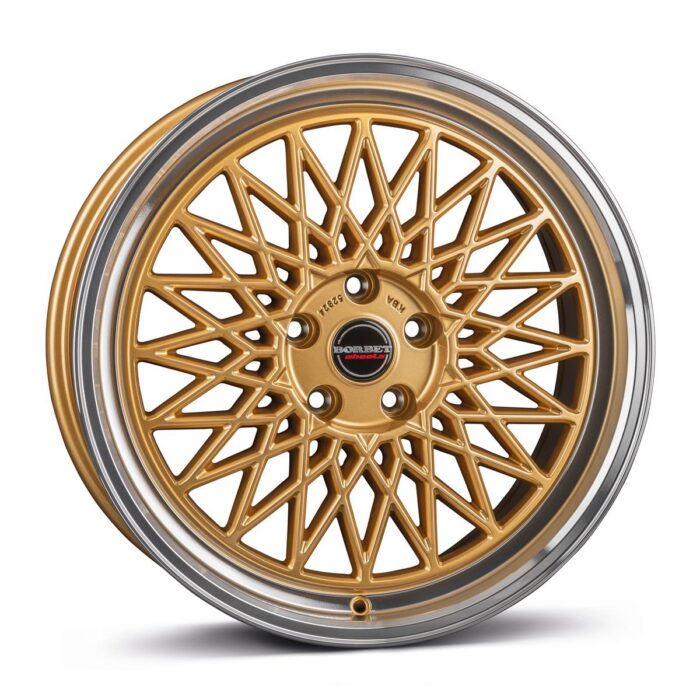 Borbet B gold rim polished 7x17 4x100 ET30