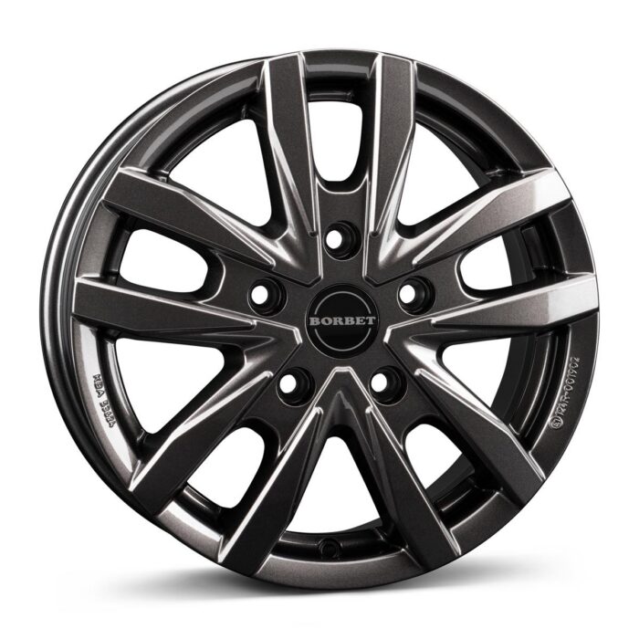 Borbet CW5 mistral anthracite glossy 6,5x16 5x130 ET66