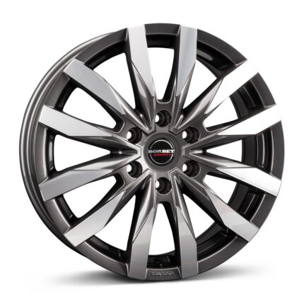 Borbet CW6 mistral anthracite glossy polished