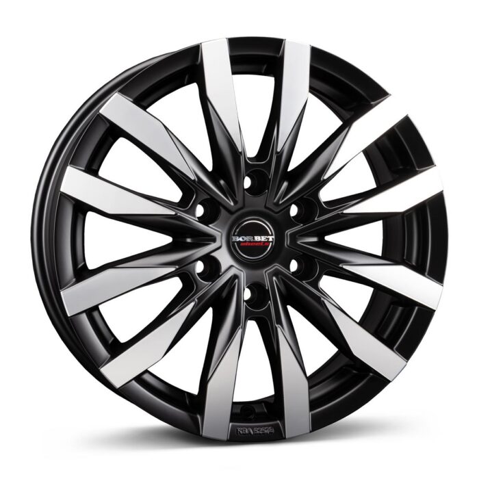 Borbet CW6 black polished matt 7,5x18 6x114.3 ET40