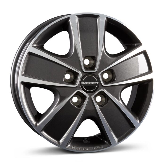 Borbet CWG mistral anthracite polished 6x16 5x118 ET68