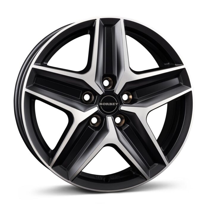 Borbet CWZ black polished matt 7,5x18 5x120 ET53