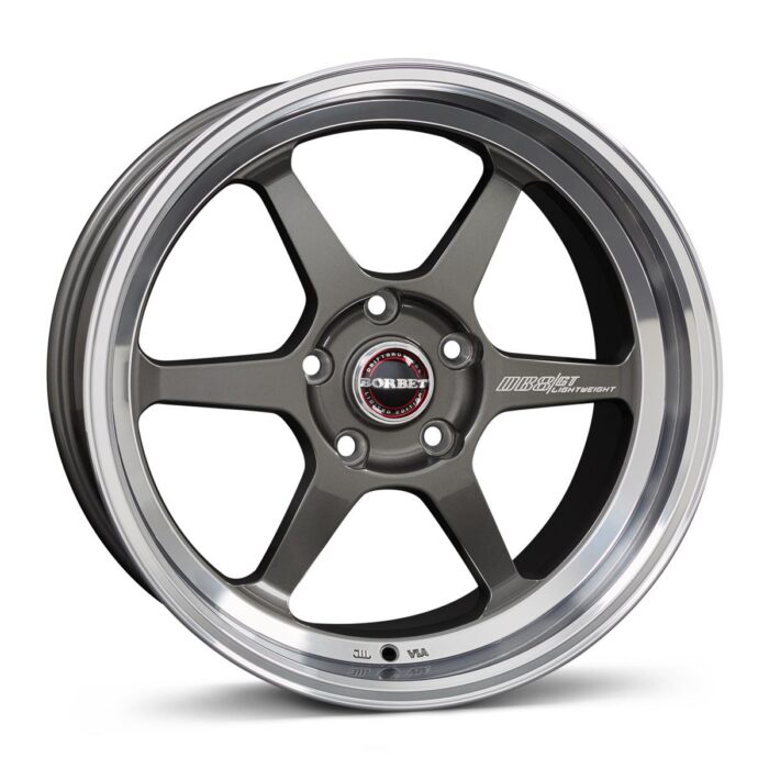 Borbet DB8GT graphite rim polished 8,5x18 5x114.3 ET20