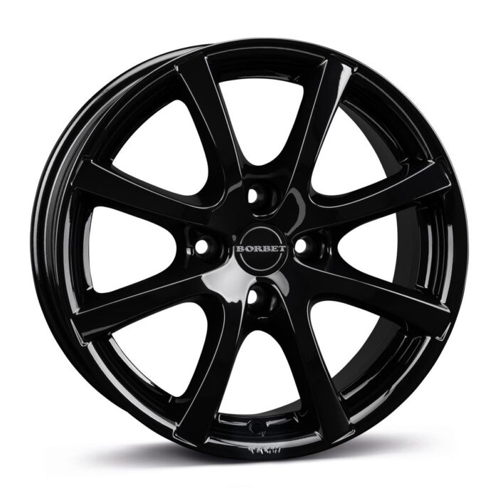 Borbet LV4 black glossy 5,5x14 4x108 ET24