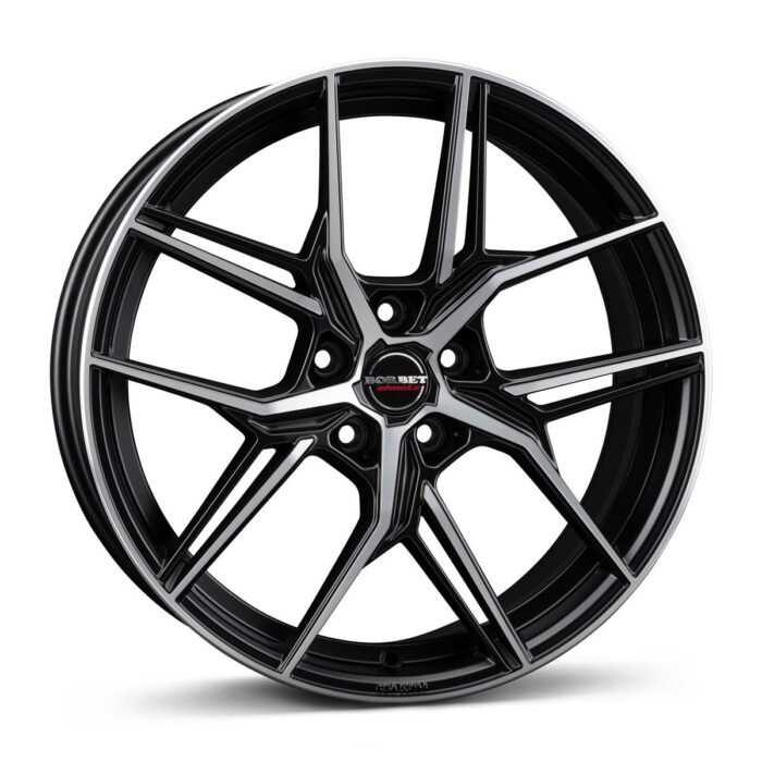 Borbet QX black polished matt 8x19 5x112 ET49