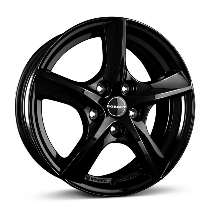 Borbet TL black glossy 5,5x15 5x100 ET38