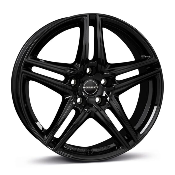 Borbet XR black glossy 7,5x17 5x120 ET35