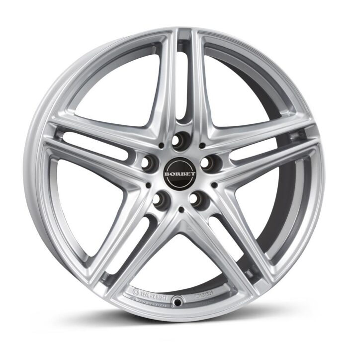 Borbet XR brilliant silver 7,5x17 5x120 ET35