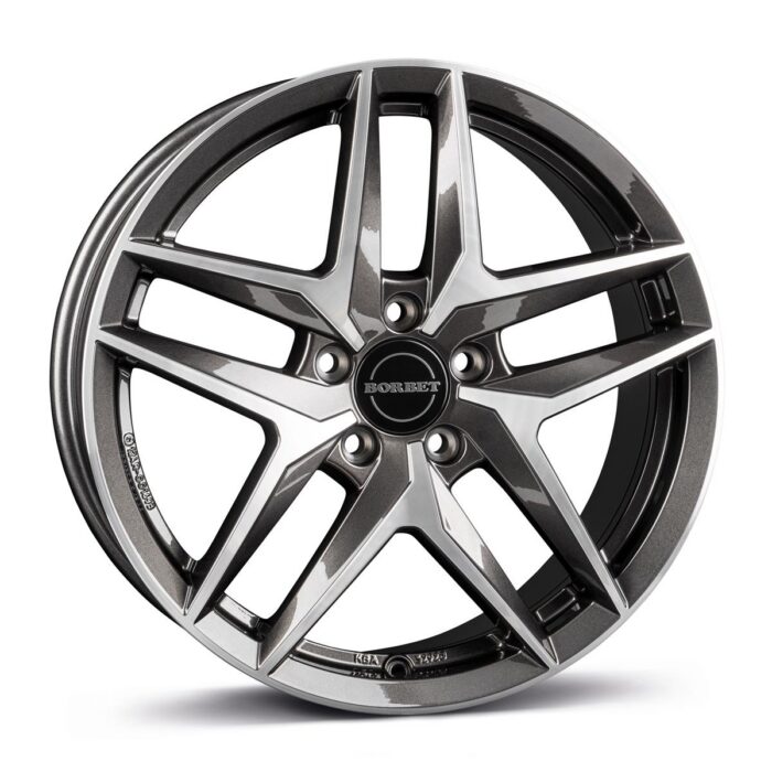 Borbet Z mistral anthracite glossy polished 7,5x18 5x112 ET40