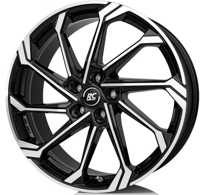 RC Design RC36 Schwarz Glanz Voll-Poliert (SGVP) 7,5x20 5x130 ET32