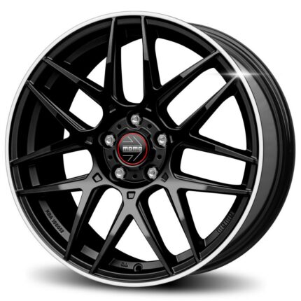 Momo Competizione Glossy Black Polished Lip