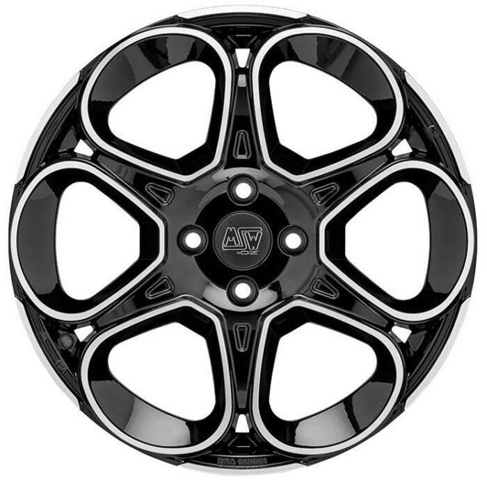MSW 83 Gloss Black Full Polished 7,5x18 5x112 ET35