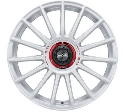 OZ Racing Superturismo Evoluzione WRC Race White Red Lettering