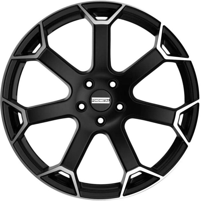 Fondmetal Zephyrus Matt Black Machined 8,5x19 5x112 ET45