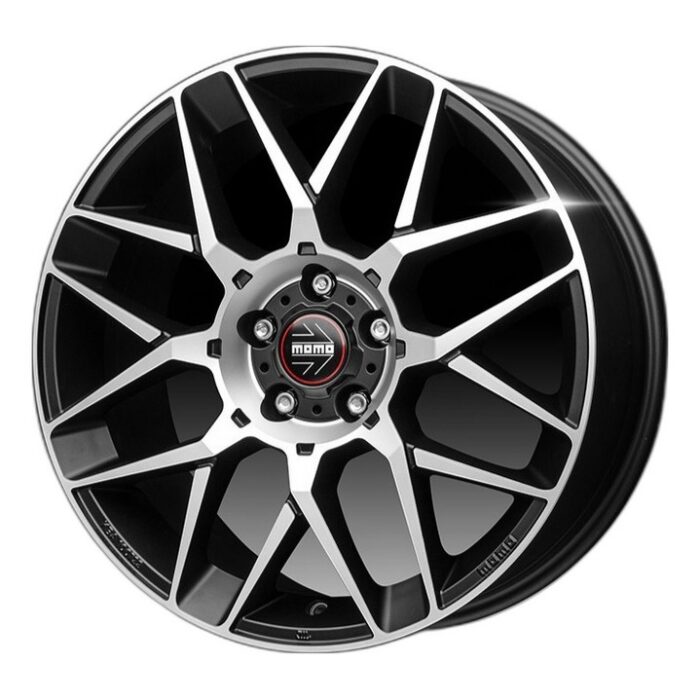 Momo REVENGE EVO 2.0 Matt Black Polished 7x17 4x108 ET32