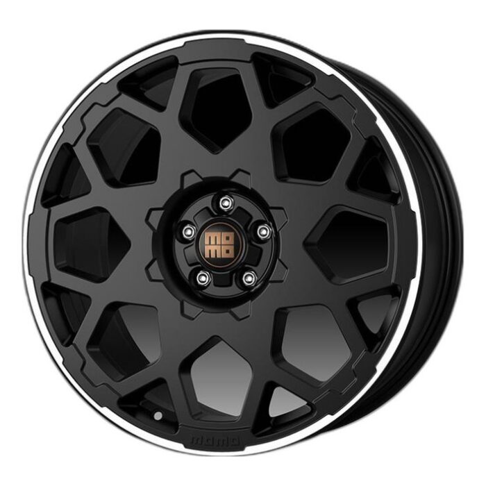 Momo HEAVY DUTY Matt Black Polished 8,5x20 5x120 ET40