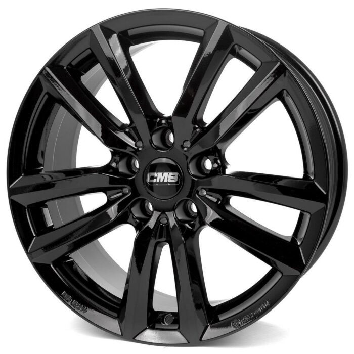 CMS C27 Complete Black Gloss 7,5x17 5x112 ET51
