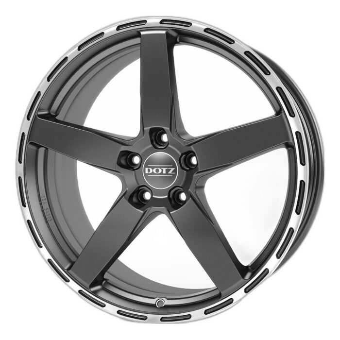 Dotz MarinaBay dark Gunmetal/polished lip 8,5x18 5x114.3 ET35