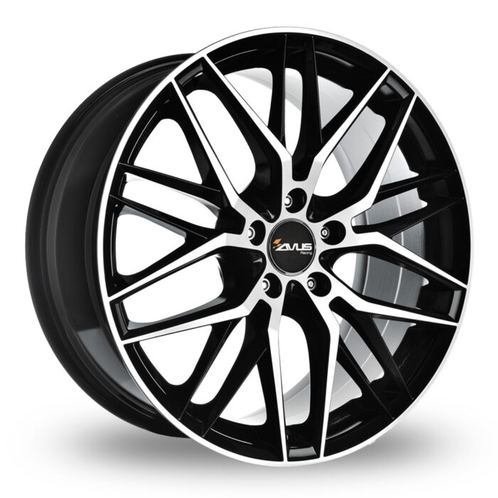 Avus AF19 Black Polished 8x18 5x120 ET45