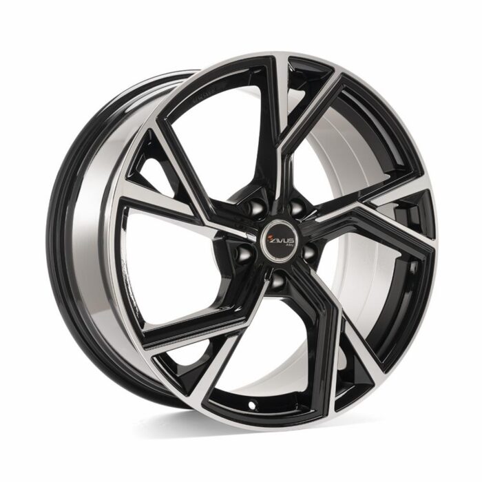 Avus AF20 Black Polished 8x18 5x112 ET35