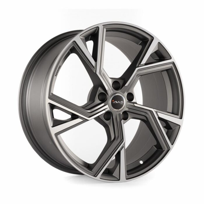 Avus AF20 Matt Antharcite Polished 8x18 5x112 ET28
