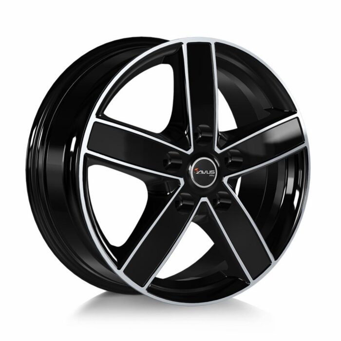 Avus AC-V51 Black Polished 7x17 5x118 ET62