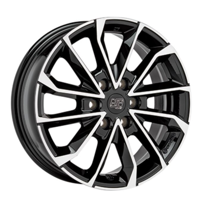 MSW 42 6H Gloss Black Full Polished 8,5x20 6x120 ET47