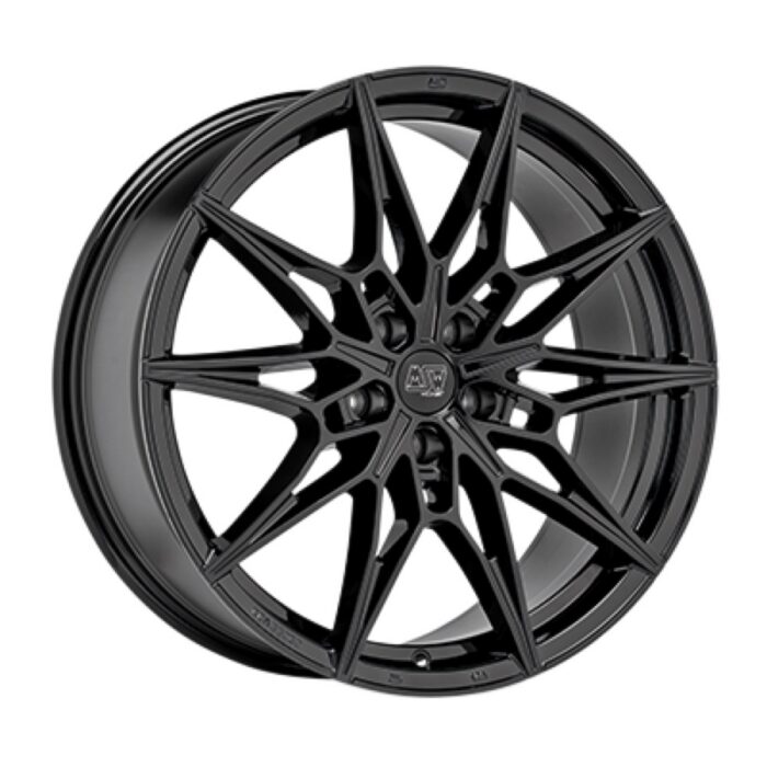 MSW 75 Gloss Black 9x20 5x112 ET39