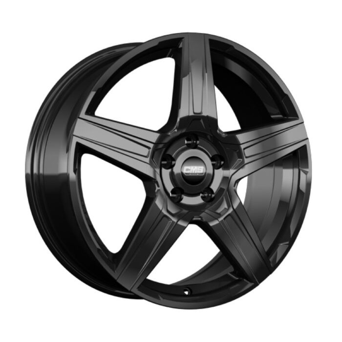 CMS C34 Complete Black Gloss 7x17 5x120 ET55