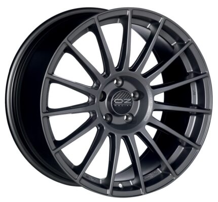 OZ Racing Superturismo LM Matt Graphite Silver Lettering