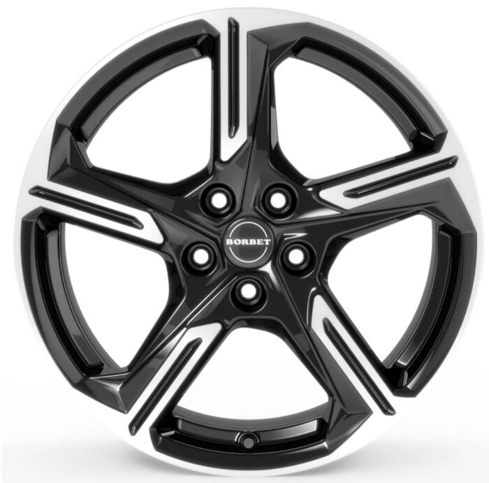 Borbet XE1 black polished glossy 7,5x18 5x112 ET25