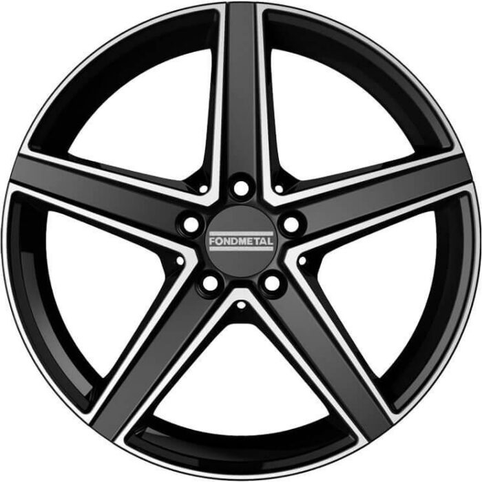Fondmetal Ioke Matt Black Machined 8x18 5x112 ET38
