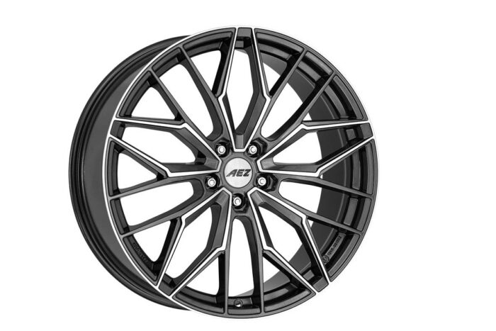 AEZ Porto dark Gunmetal/polished 8x19 5x108 ET50