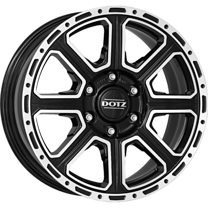 Dotz Kalahari dark Black/polished 8x18 6x139.7 ET30