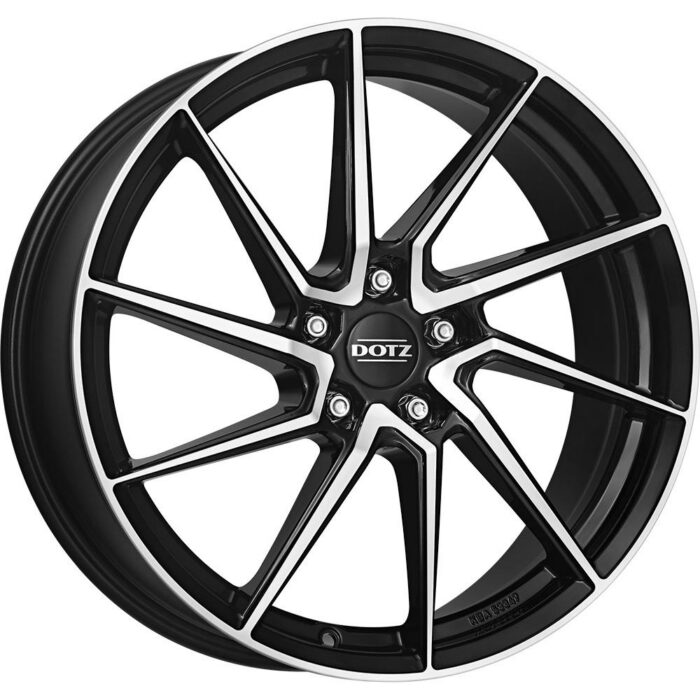 Dotz Spa dark Black/polished 8x18 5x100 ET48