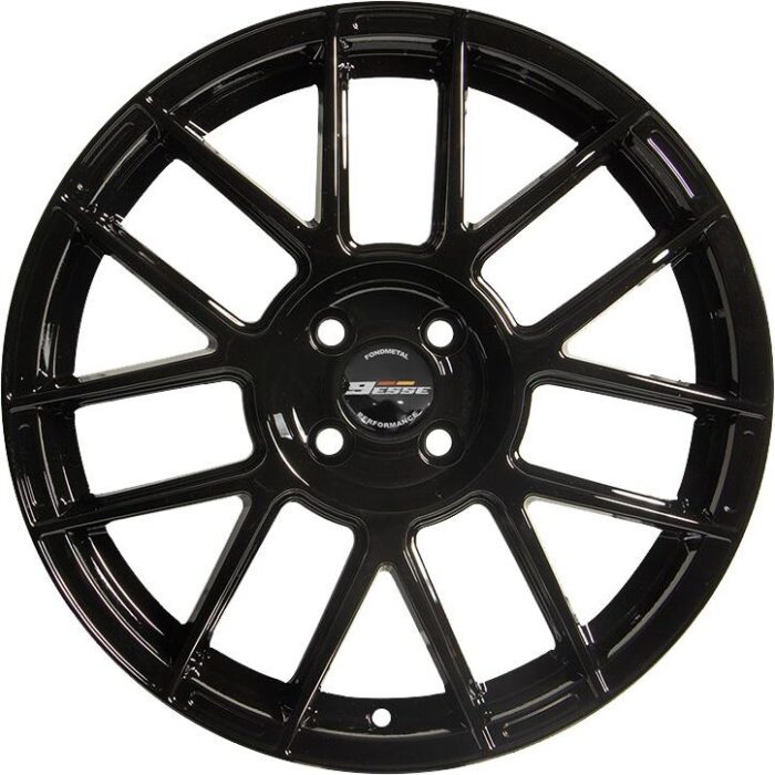 Fondmetal 9ESSE Glossy Black 7x17 4x98 ET35