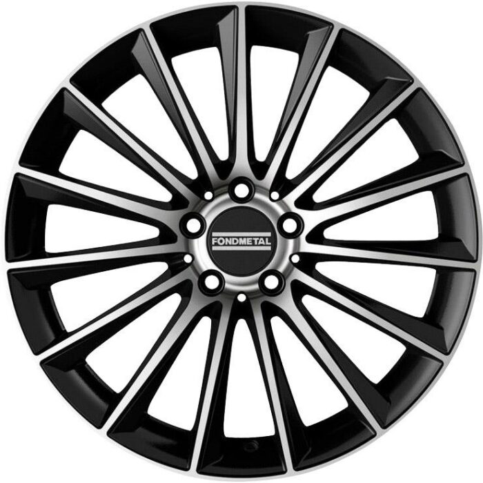 Fondmetal Aidon Glossy Black Machined 9x19 5x112 ET44