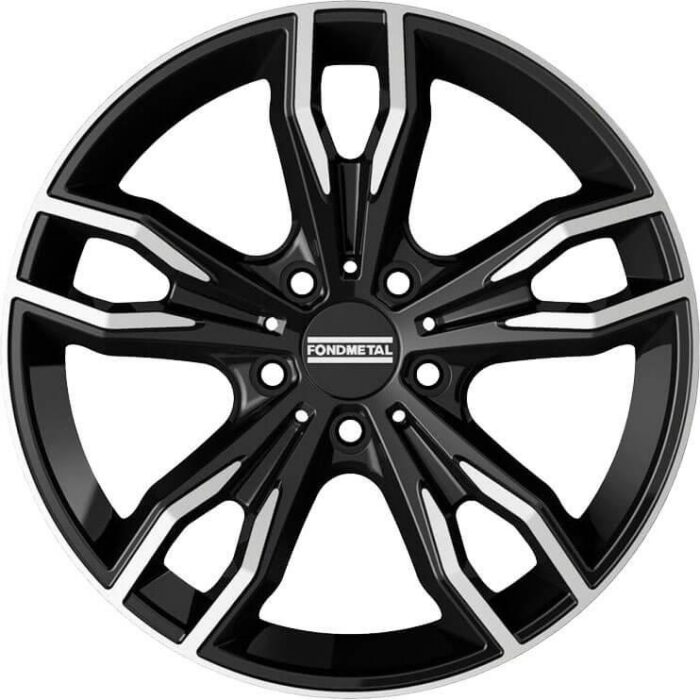 Fondmetal Alke Glossy Black Machined 8,5x20 5x112 ET35