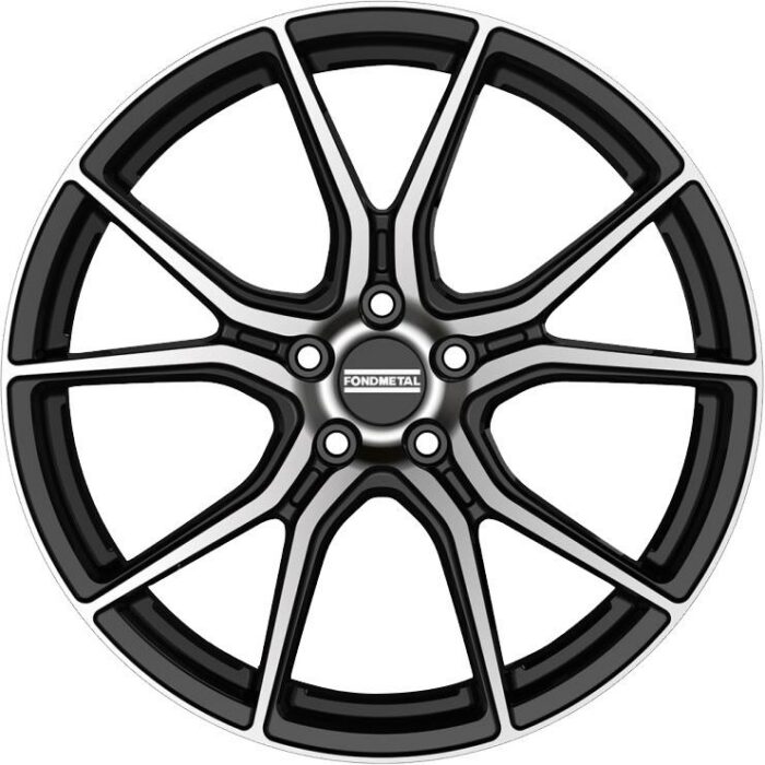 Fondmetal STC45 Glossy Black Machined 10,5x20 5x114.3 ET30