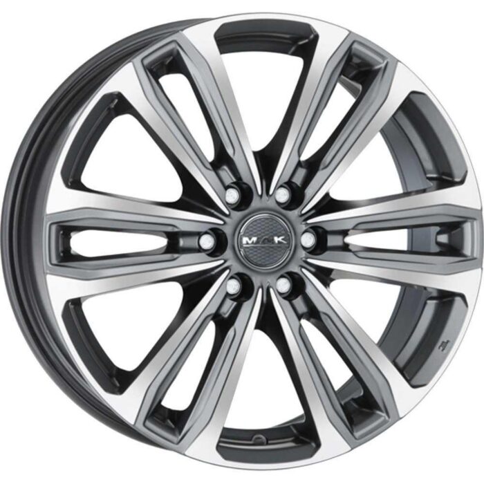 MAK Safari 6 Gun Met-Mirror Face 6,5x17 6x120 ET50