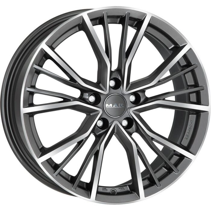 MAK Union Gun Met-Mirror Face 7x17 5x100 ET38