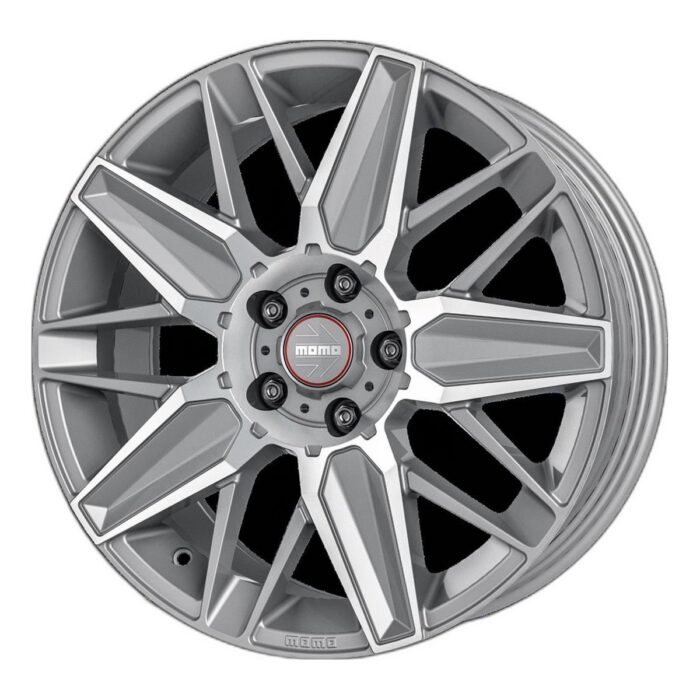 Momo Evoluzione Matt Titan Silver Polished 8x18 4x108 ET30