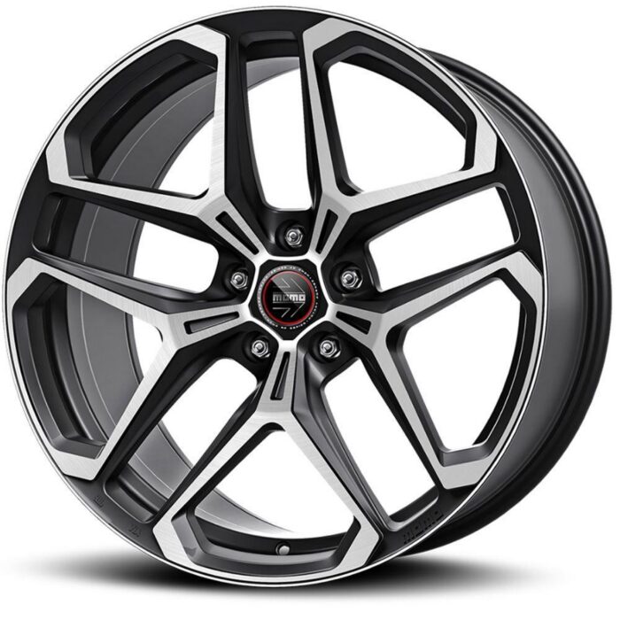 Momo RF-04 Matt Black Polished 9x20 5x120 ET35