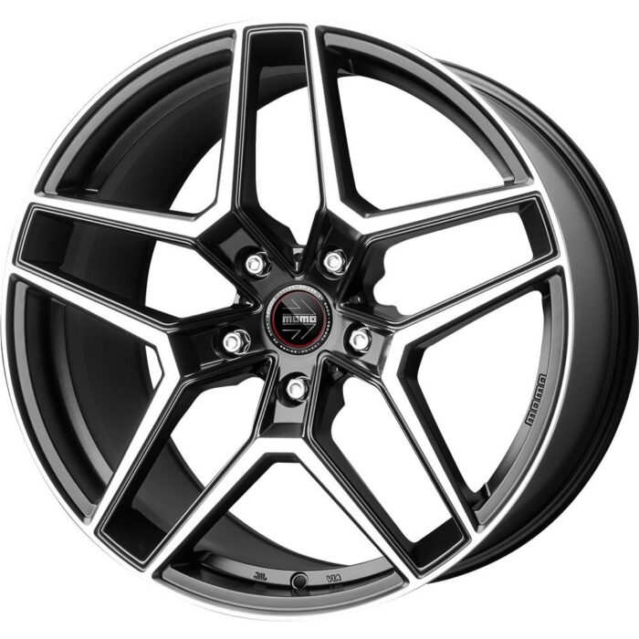 Momo RF-06 Matt Black Polished 9x20 5x130 ET50